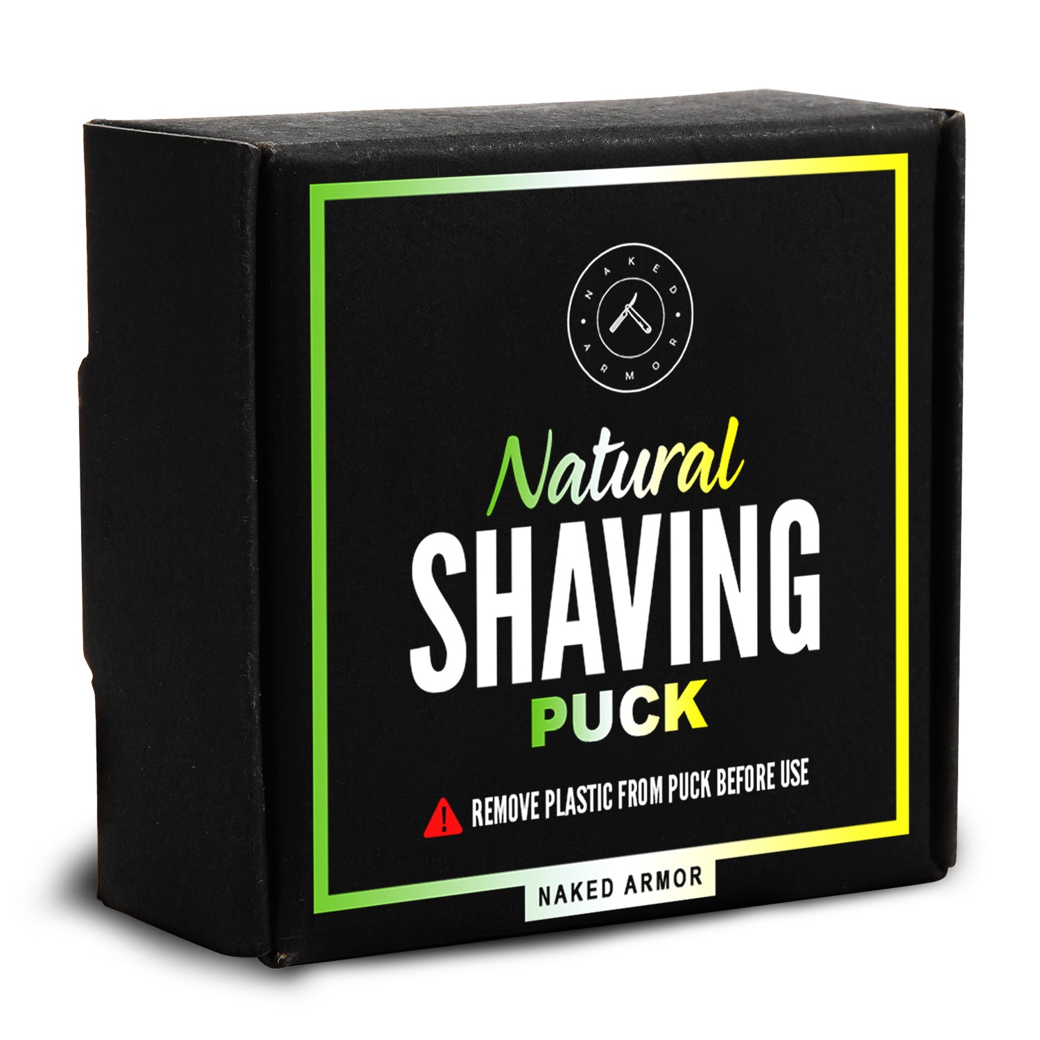 Naked Armor Noah&#39;s Organic Shaving Soap 75g (3 Pucks).