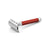 Edwin Jagger 3ONE6 Stainless Steel Double Edge Safety Razor, Red