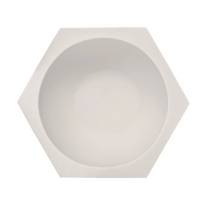 Muhle Hexagon RNHXG White Porcelain Shaving Bowl
