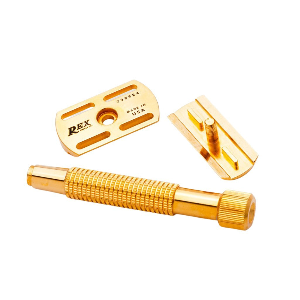 REX SUPPLY Co Envoy Xl DELUXE GOLD SAFETY RAZOR