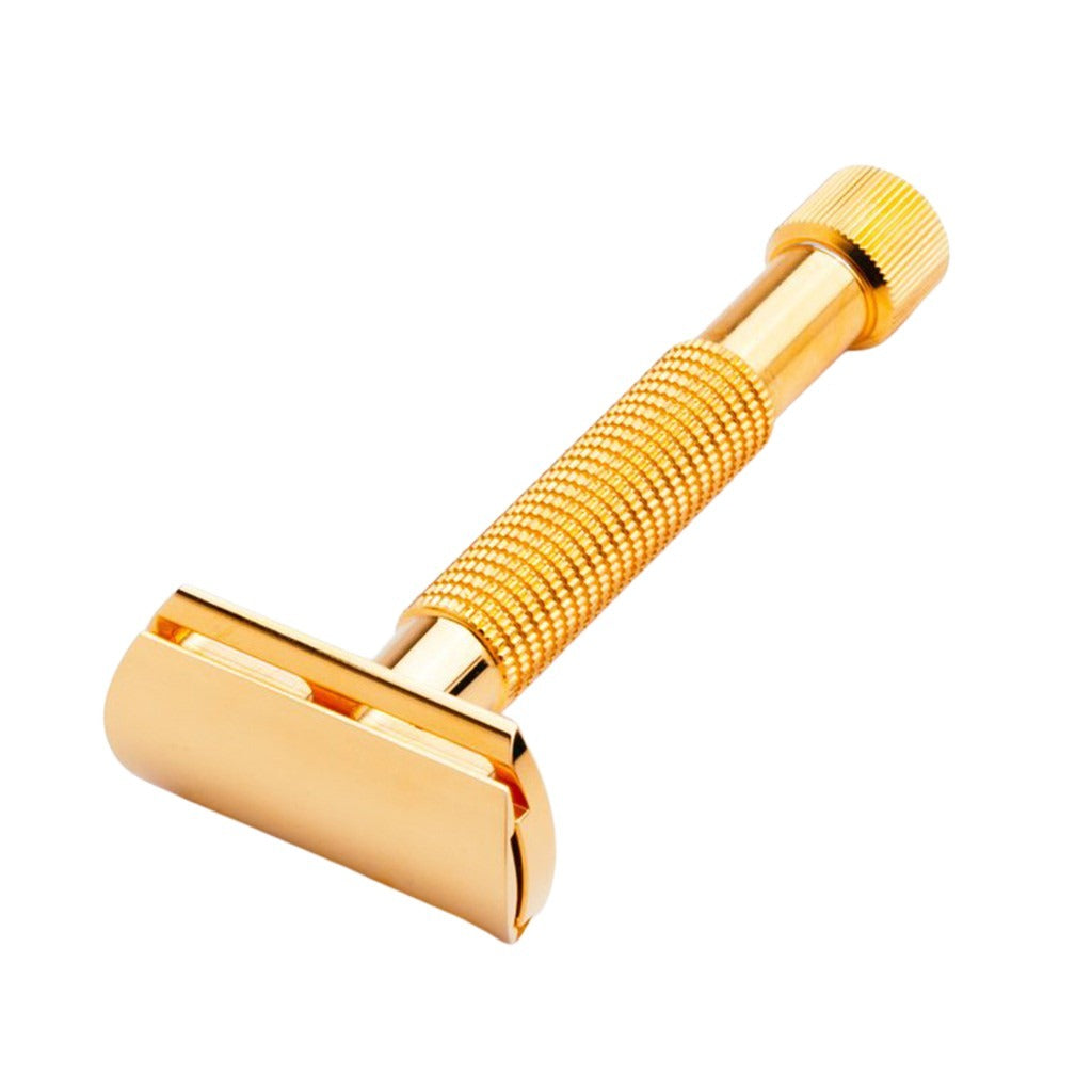 Rex Supply Co. Envoy XL Deluxe Gold 3 Piece Double Edge Safety Razor