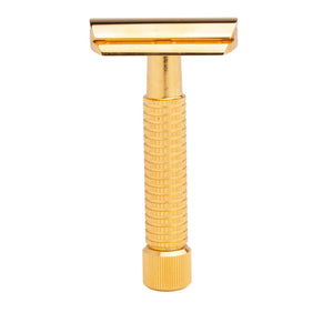 Rex Supply Co. Envoy Deluxe 24k Gold Plated 3 Piece Double Edge Safety Razor