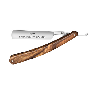 Thiers Issard '1920 Special 1Ere Barbe' Straight Razor 4/8" Olivewood Carbon Steel
