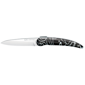 Thiers Issard Arverne Liner Lock Pocket Knife Black Nido Stainless Steel 11 cm