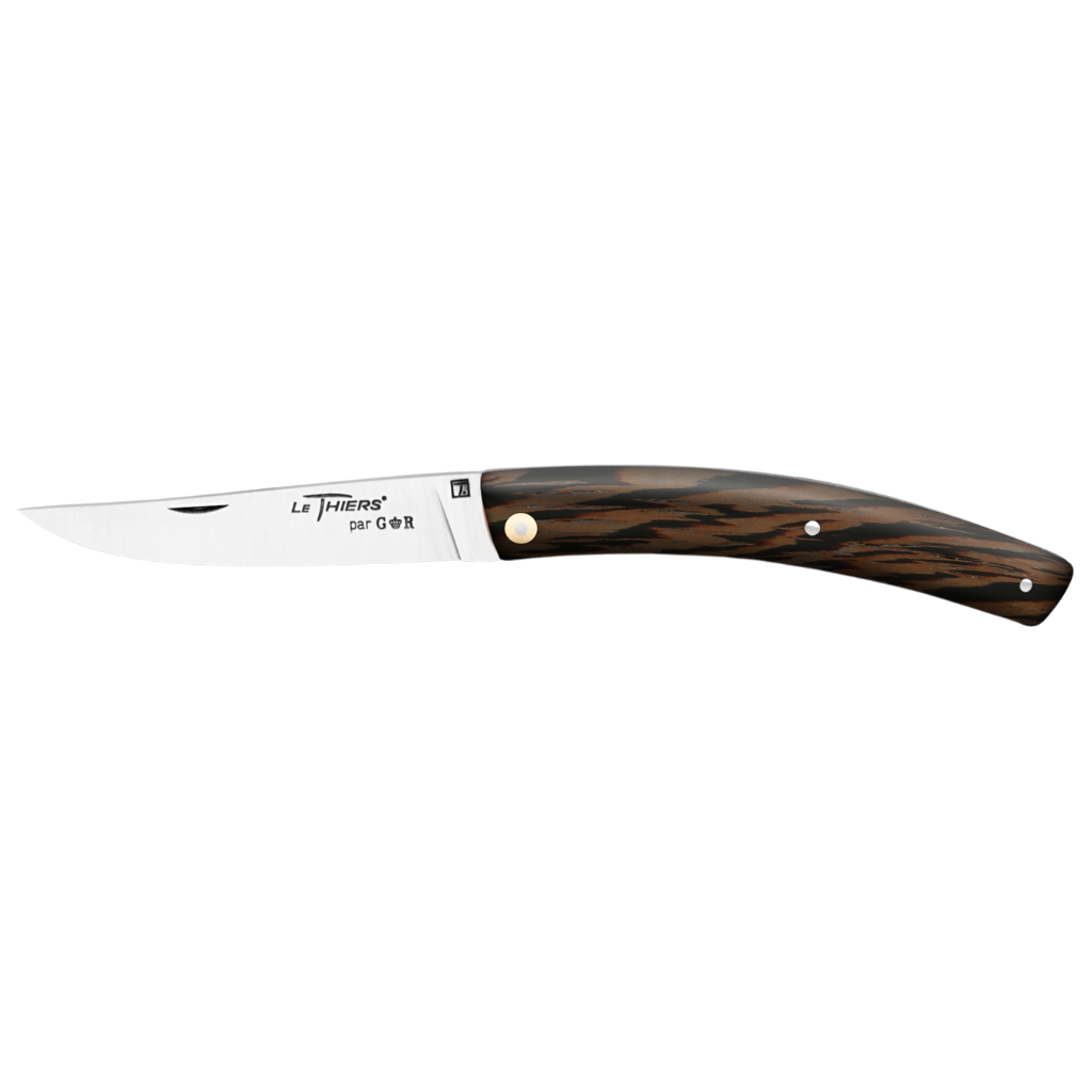 Thiers Issard Le Thiers Pocket Knife Wenge Wood Stainless Steel 11 cm.