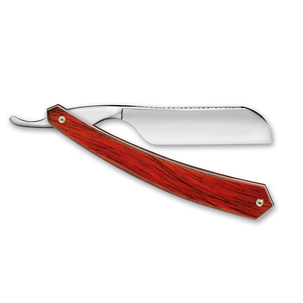  Thiers Issard Red Stamina French Nose 7/8" Carbon Steel Straight Razor