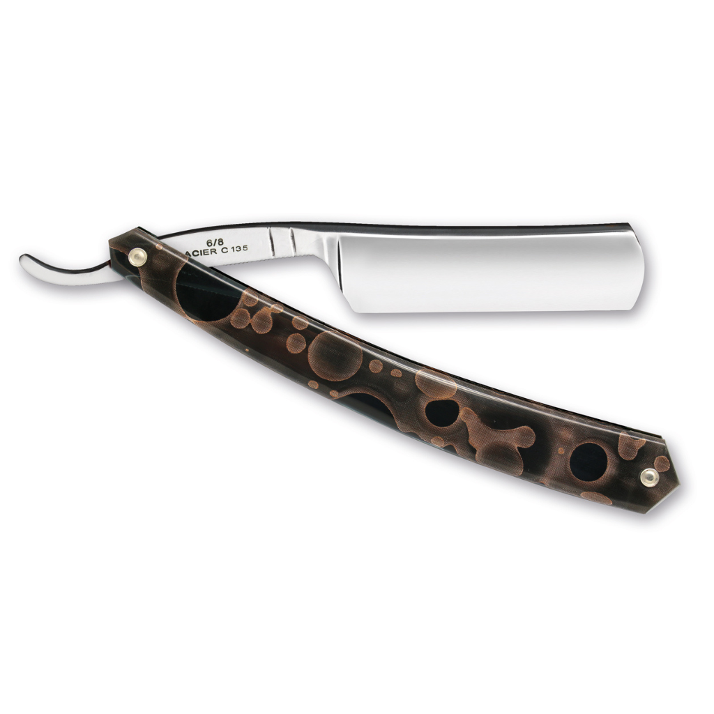 Thiers Issard &#39;Spartacus&#39; Straight Razor 6/8&quot; Composite Carbon Steel.