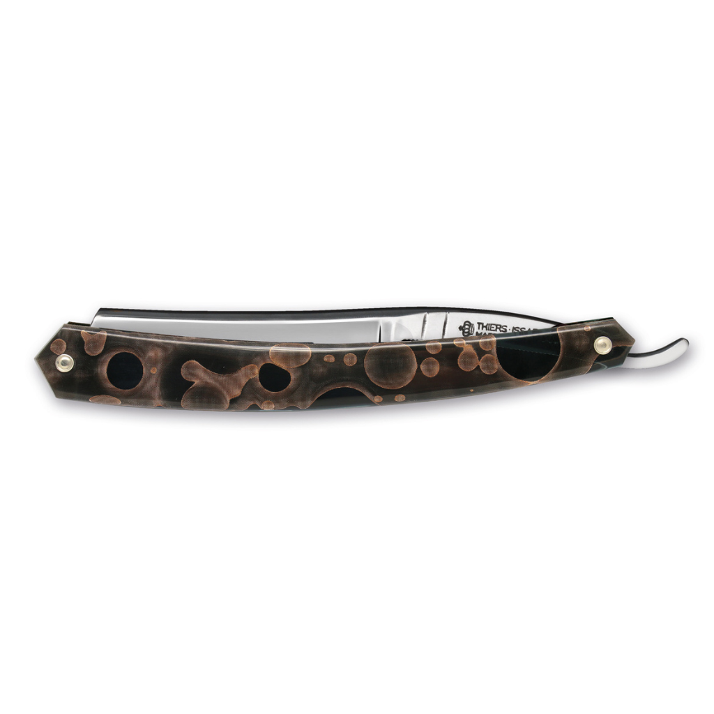 Thiers Issard &#39;Spartacus&#39; Straight Razor 6/8&quot; Composite Carbon Steel.