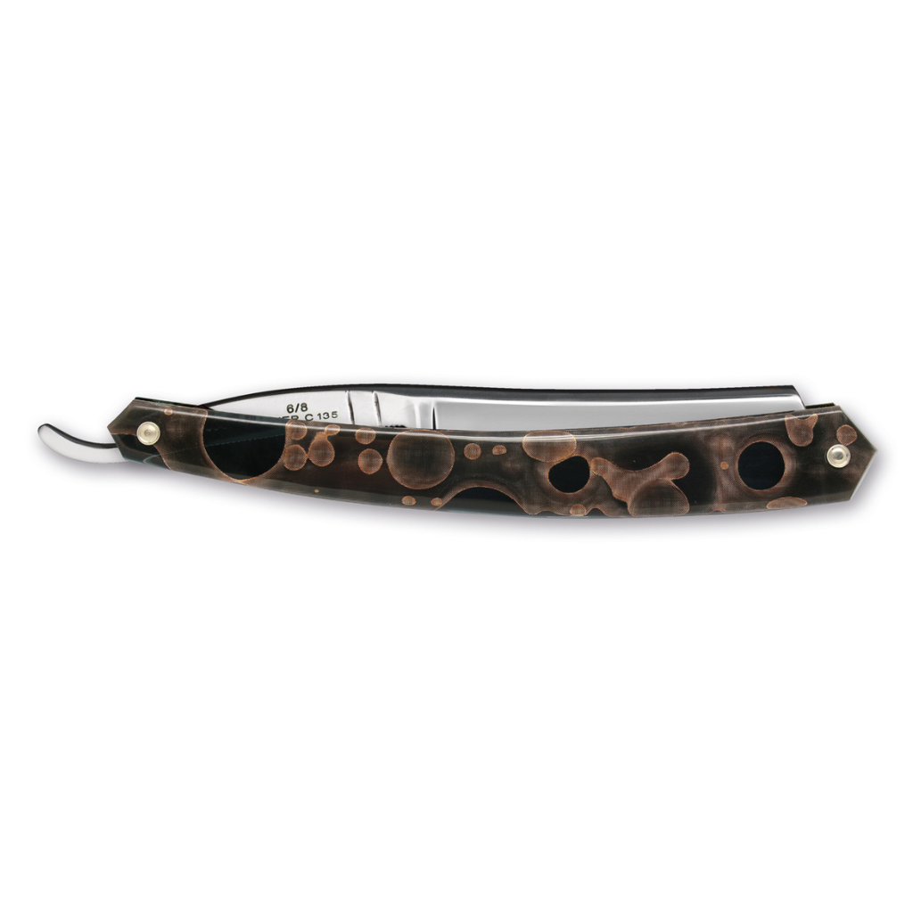 Thiers Issard &#39;Spartacus&#39; Straight Razor 6/8&quot; Composite Carbon Steel.