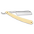 Thiers Issard 'Spartacus' Straight Razor 6/8" White Plastic French Point Carbon Steel