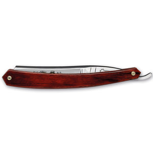 Thiers Issard 'Medaille d'Or Alger 1921' Straight Razor 5/8" Pakawood Scale Round Point Carbon Steel