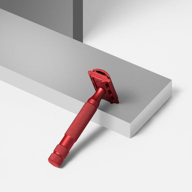 Rockwell Razors 6S &quot;Phantom&quot; Red Adjustable Stainless Steel Safety Razor - Grown Man Shave